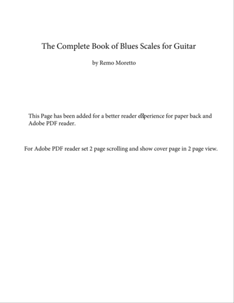 The Complete Book of Blues Scales for Guitar Electric Guitar scores gallery preview page 2
