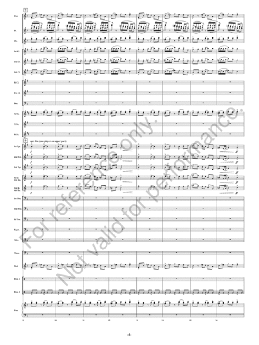 Summer Nights Concert Band scores gallery preview page 5