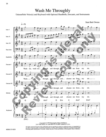 Songs for Contemplative Worship (Full Score and Instrumental Parts) image number null