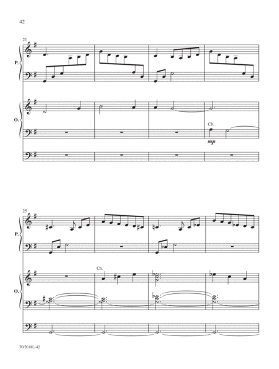 Holy Manna Organ scores gallery preview page 25
