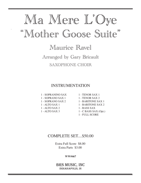Maurice Ravel : Ma Mere L