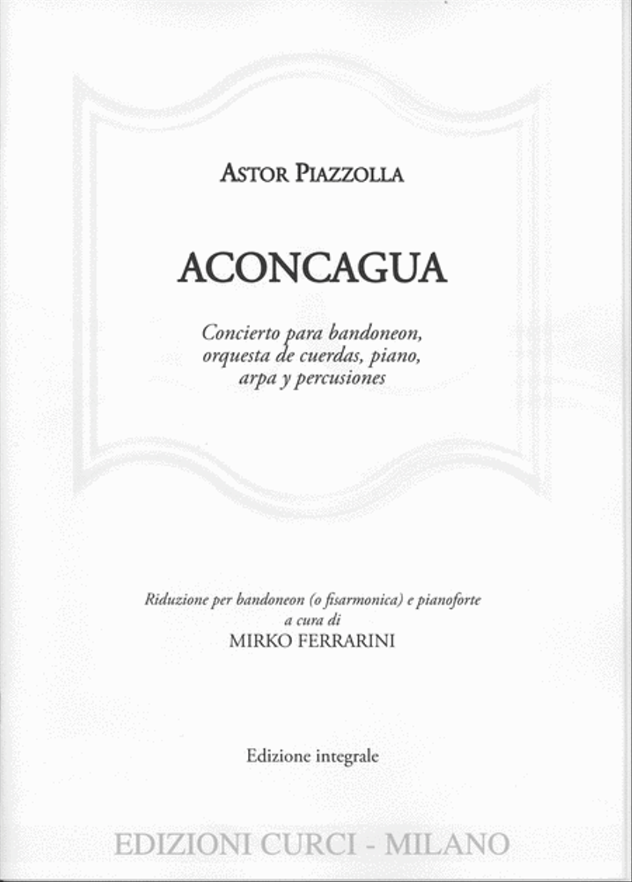 Aconcagua Piano Accompaniment scores gallery preview page 1