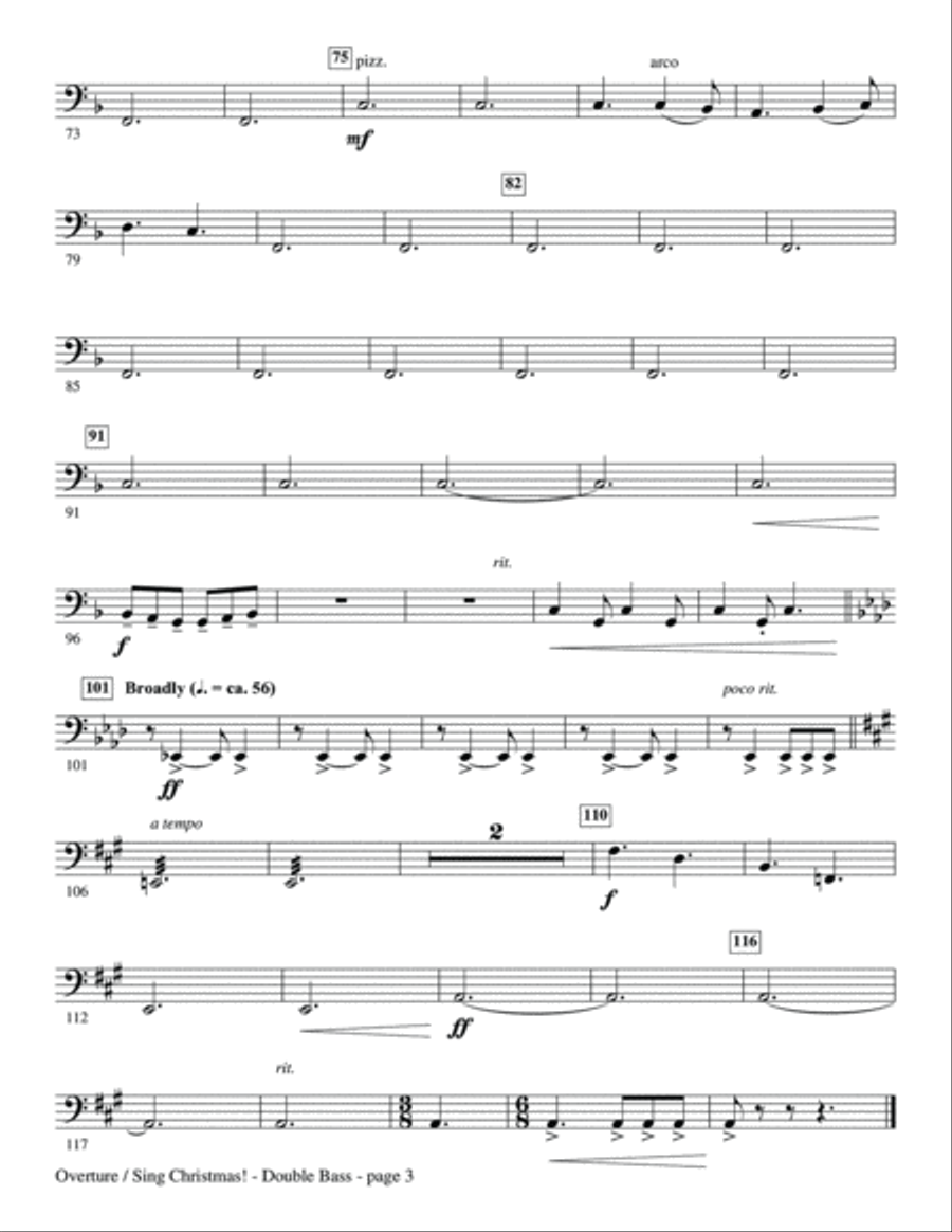 Little Lion, Little Lamb - Double Bass Choir scores gallery preview page 4