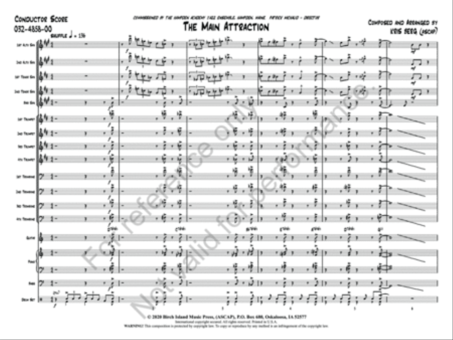 The Main Attraction Jazz Ensemble scores gallery preview page 4
