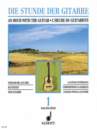 Book cover for An Hour with the Guitar – Volume 1