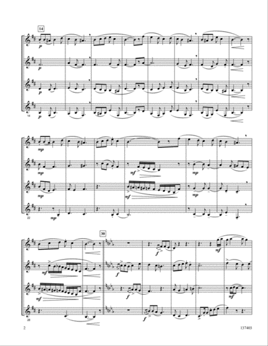 Coventry Carol Coventry Carol Horn scores gallery preview page 2