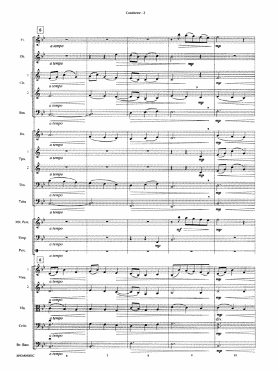 Brother James' Air: Score Full Orchestra scores gallery preview page 3