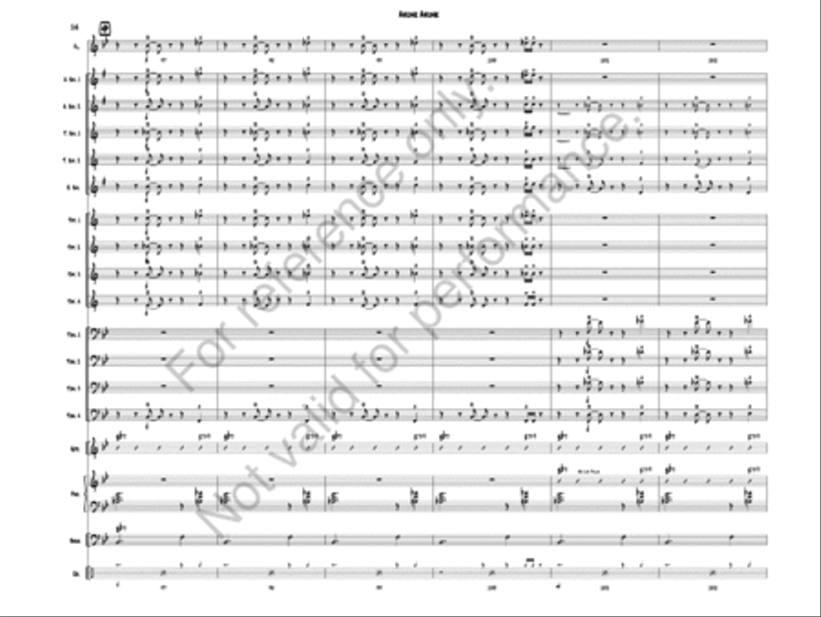 Ahunk Ahunk Jazz Ensemble scores gallery preview page 17