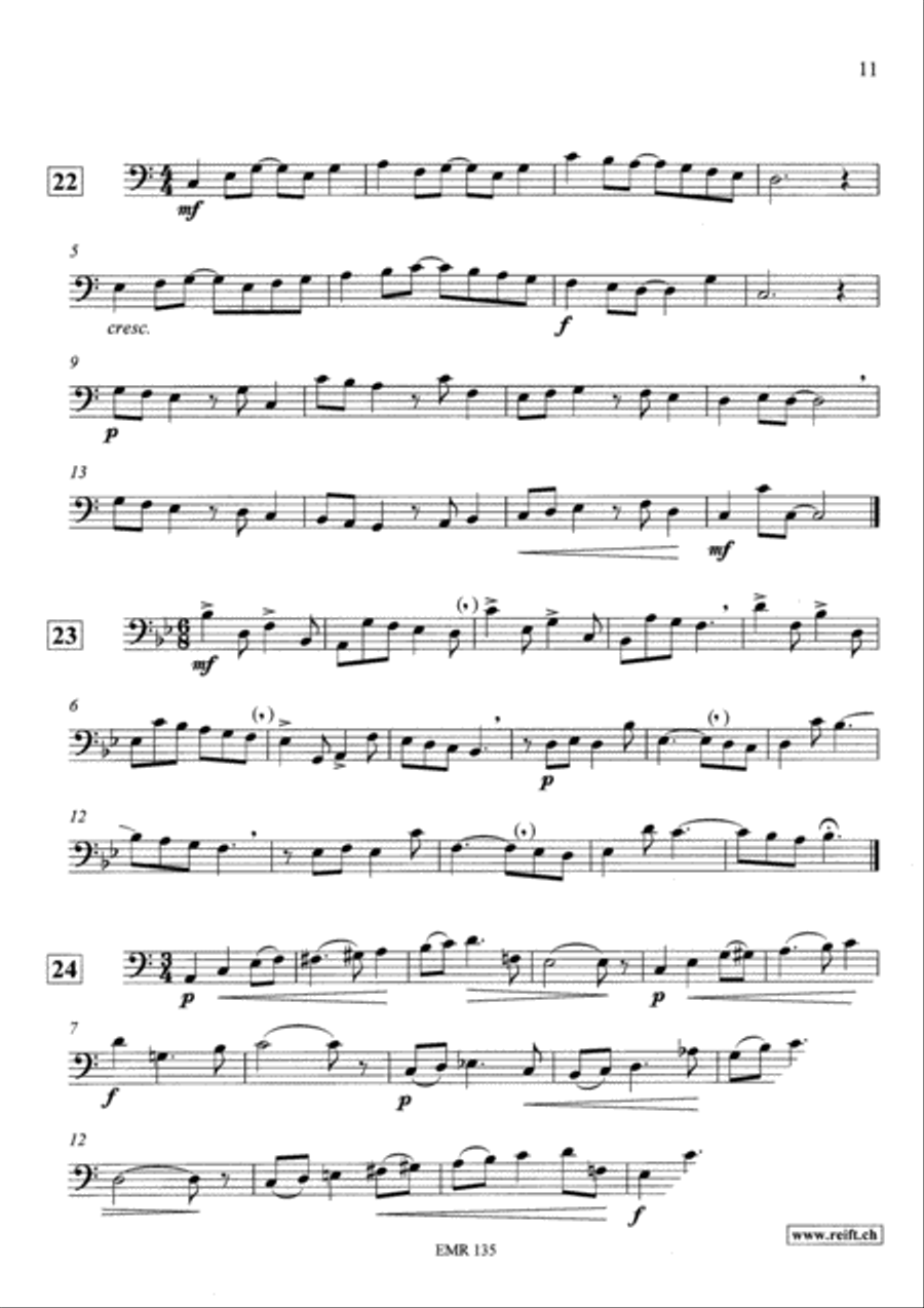 Technical & Melodic Studies Vol. 2 Trombone scores gallery preview page 11