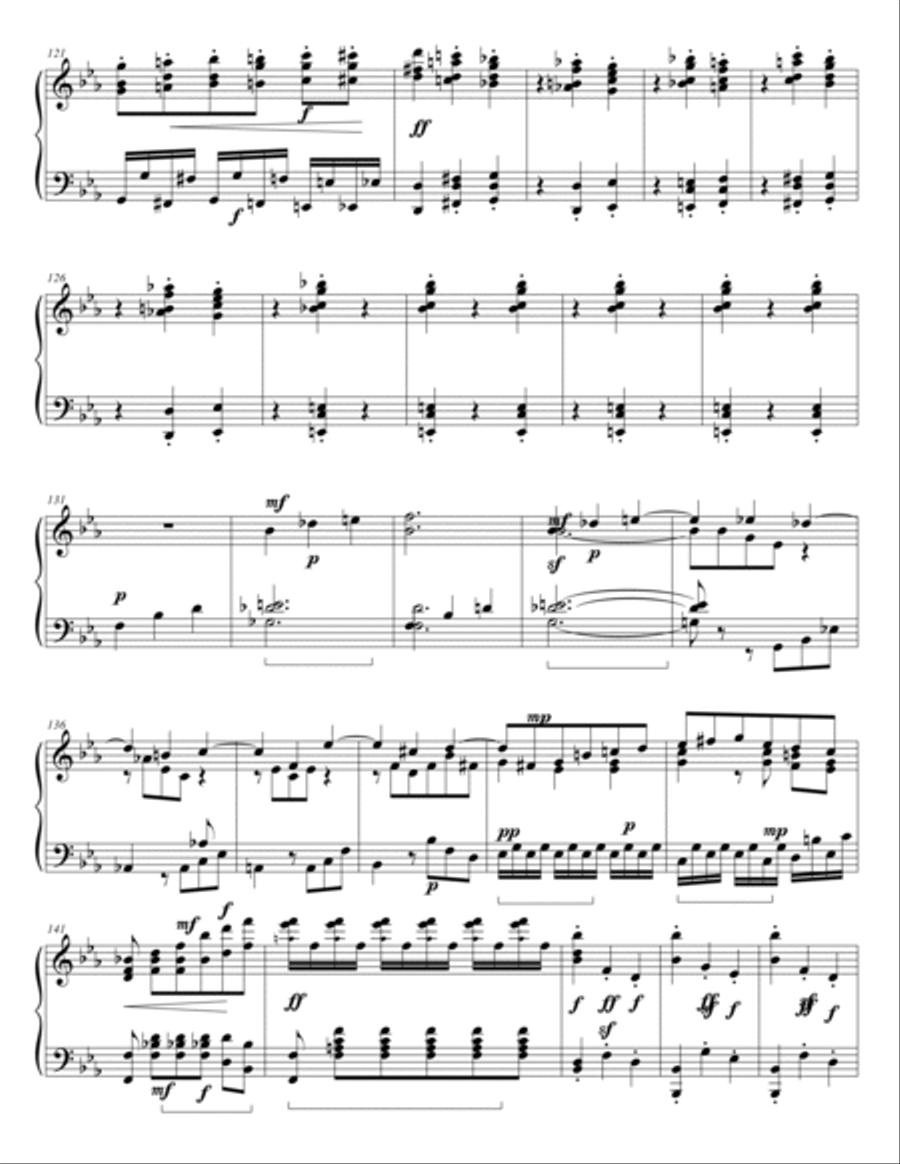BEETHOVEN - SYMPHONY No 3 Eroica - 1nd Mov. - Arr. for Piano by Ernst Pauer and Franz Liszt Piano Solo scores gallery preview page 6