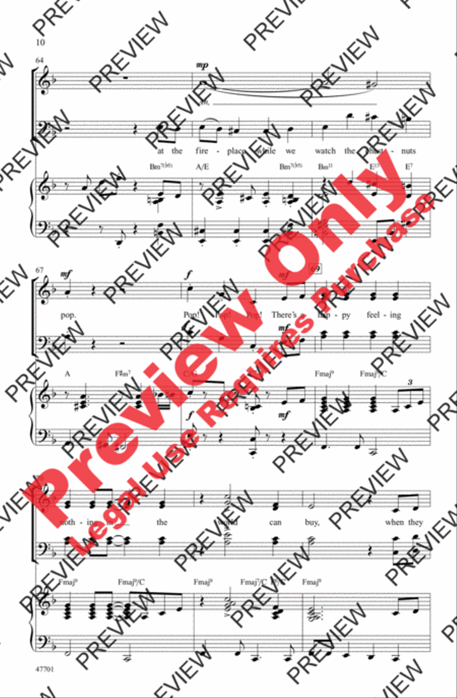 Sleigh Ride 4-Part scores gallery preview page 10