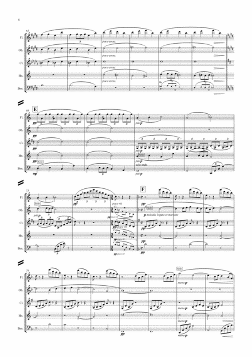 Debussy: Reverie - Wind Quintet image number null