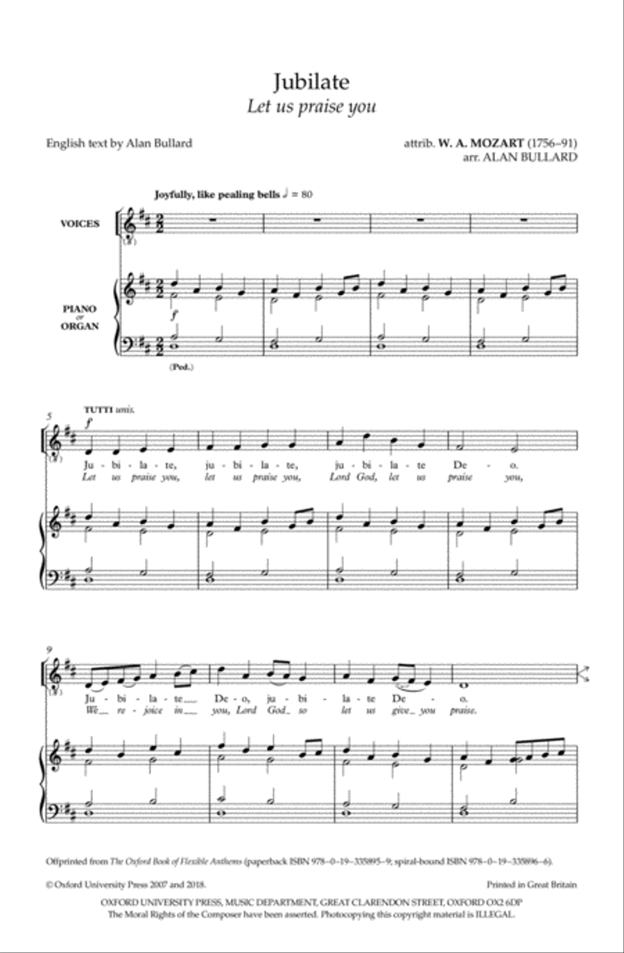 Jubilate 4-Part scores gallery preview page 2