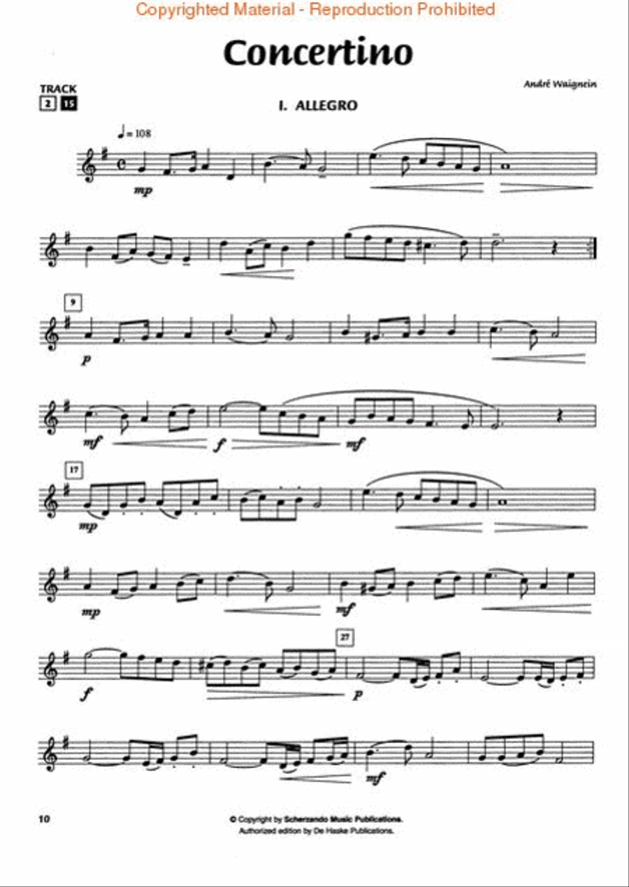 Concerto Concerto Euphonium scores gallery preview page 2