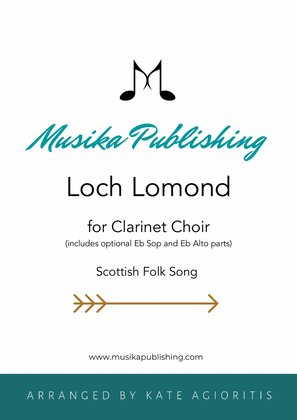 Book cover for Loch Lomond - for Clarinet Choir