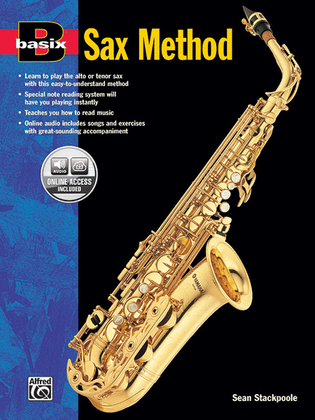 Book cover for Basix Sax Method