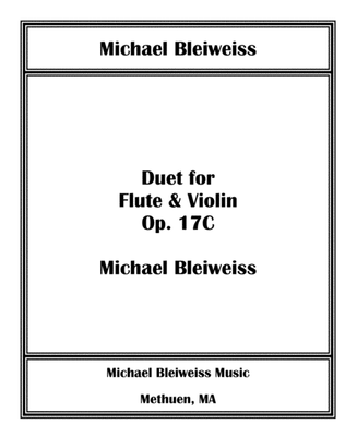 Duet Op. 17C for Flute and Violin