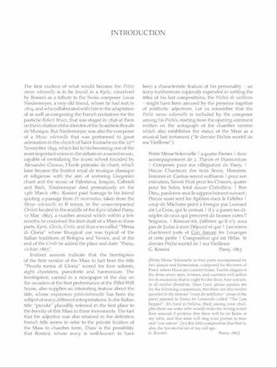 Petite Messe Solennelle Choir scores gallery preview page 3