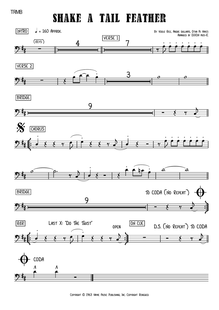 Shake A Tail Feather Small Ensemble scores gallery preview page 4