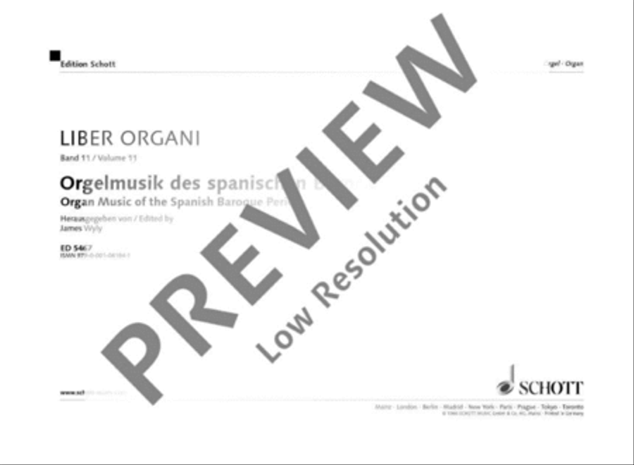 Organ Music of the spanish baroque Period Organ scores gallery preview page 2