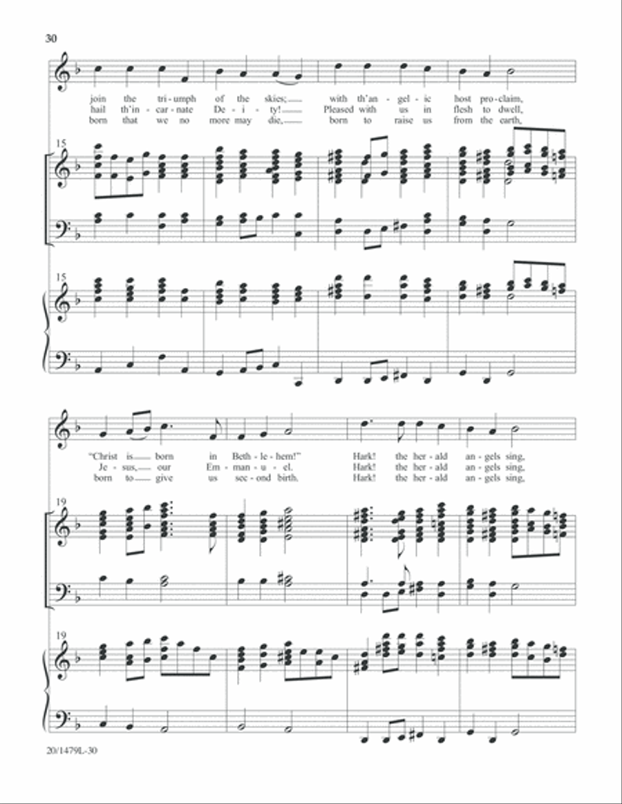 Christmas Carol Celebrations - Keyboard/Handbell Score 5-Octaves scores gallery preview page 31