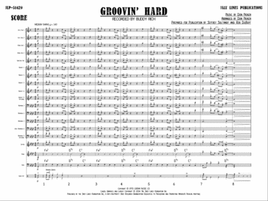 Groovin' Hard Big Band scores gallery preview page 2