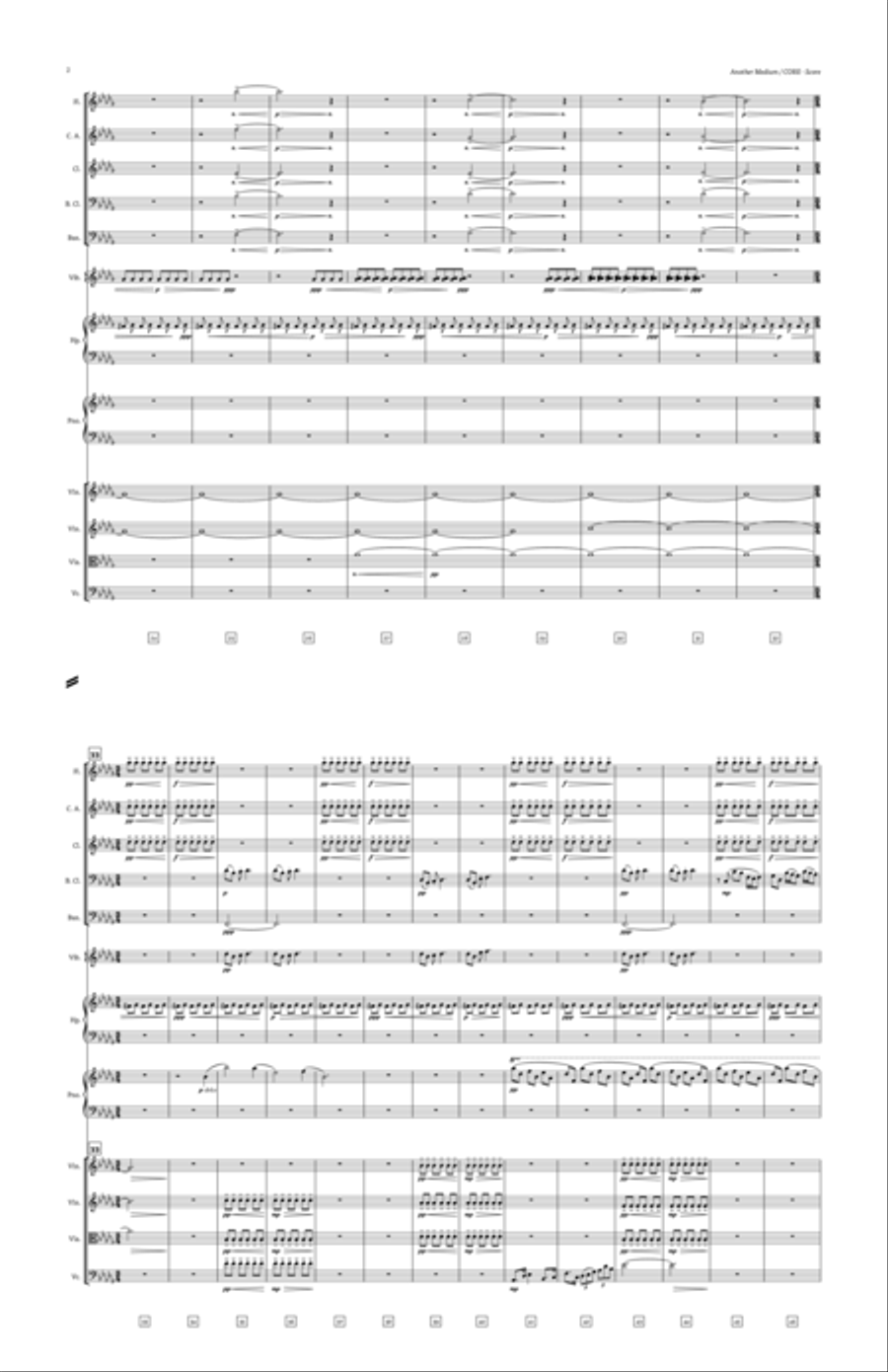 Another Medium/CORE (UNDERTALE) Full Orchestra scores gallery preview page 2