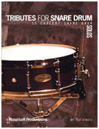 Book cover for Tributes For Snare Drum - 30 Concert Snare Solos