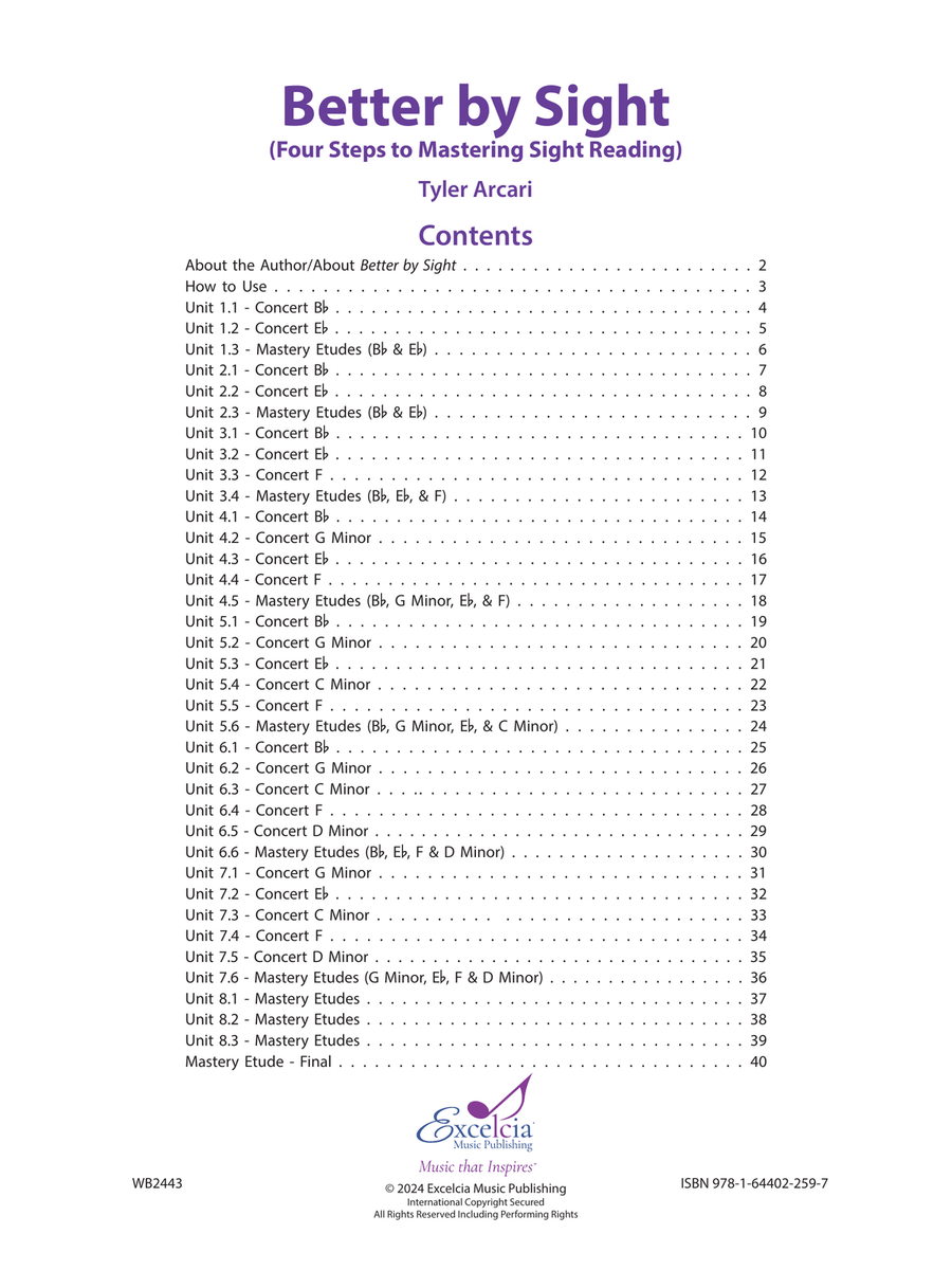 Better By Sight - Horn in F Concert Band scores gallery preview page 2