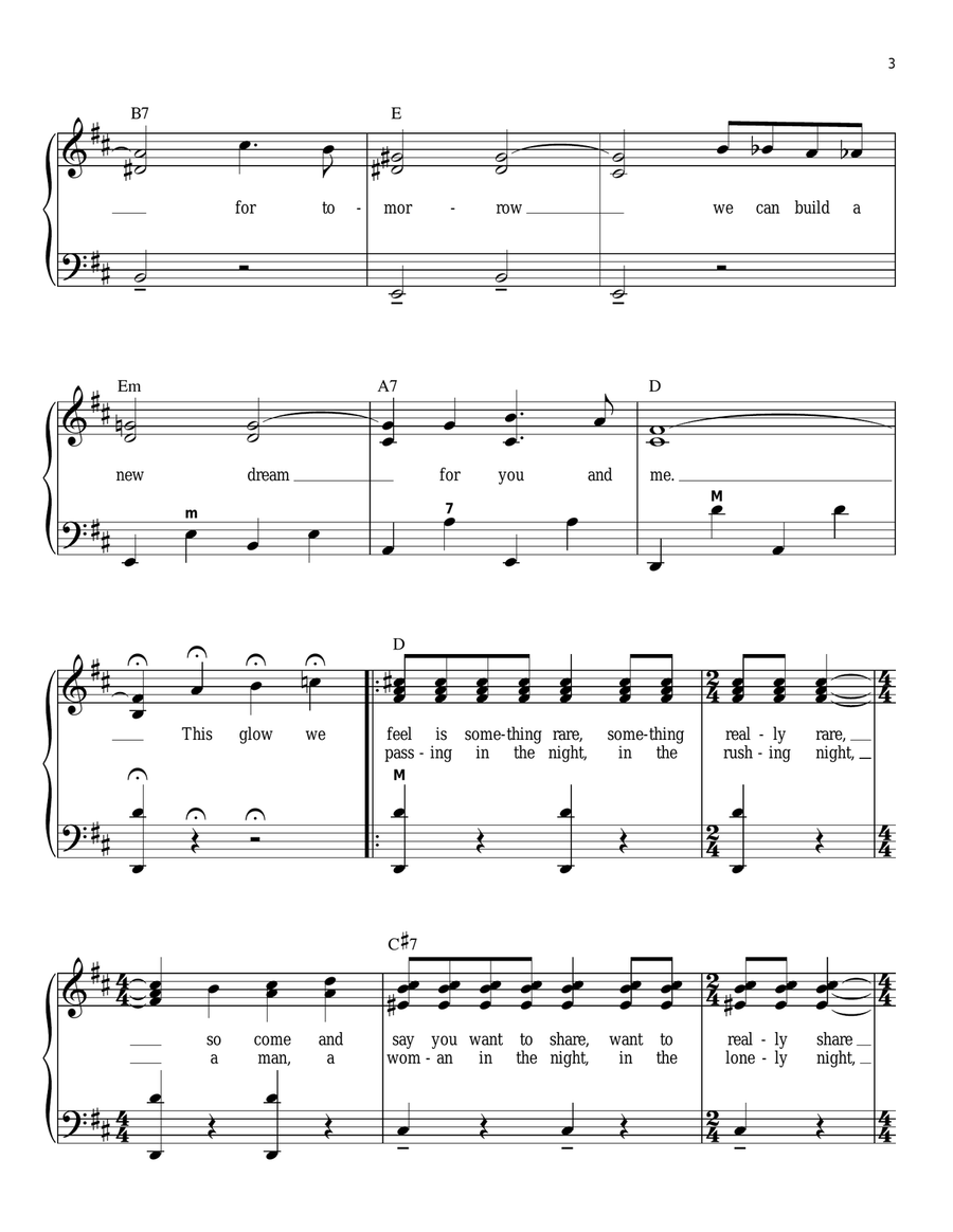 A Man And A Woman (Un Homme Et Une Femme) (arr. Gary Meisner) Accordion scores gallery preview page 3