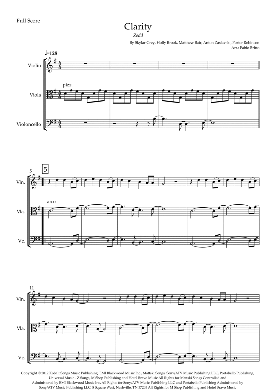 Clarity Clarity String Trio scores gallery preview page 1