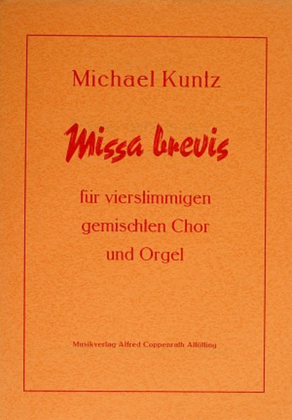 Book cover for Missa brevis in C major