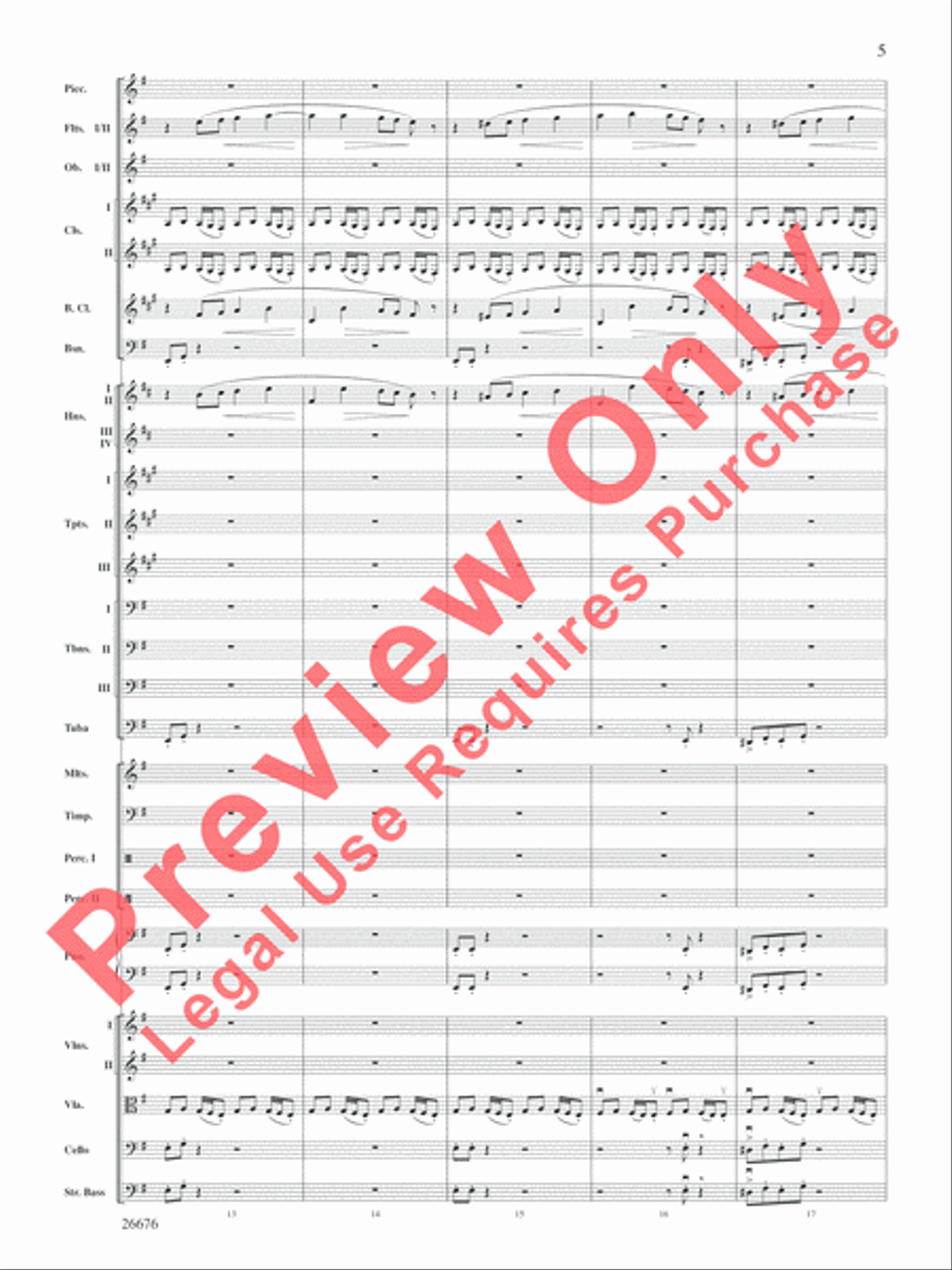 Star Wars Epic -- Part I, Suite from the Full Orchestra scores gallery preview page 6