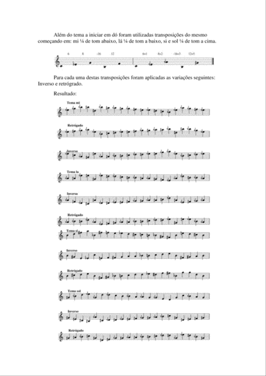 Opfer - Peça para 2 Orgãos de Tubos com 1/4 de tom de diferença Organ Solo scores gallery preview page 6