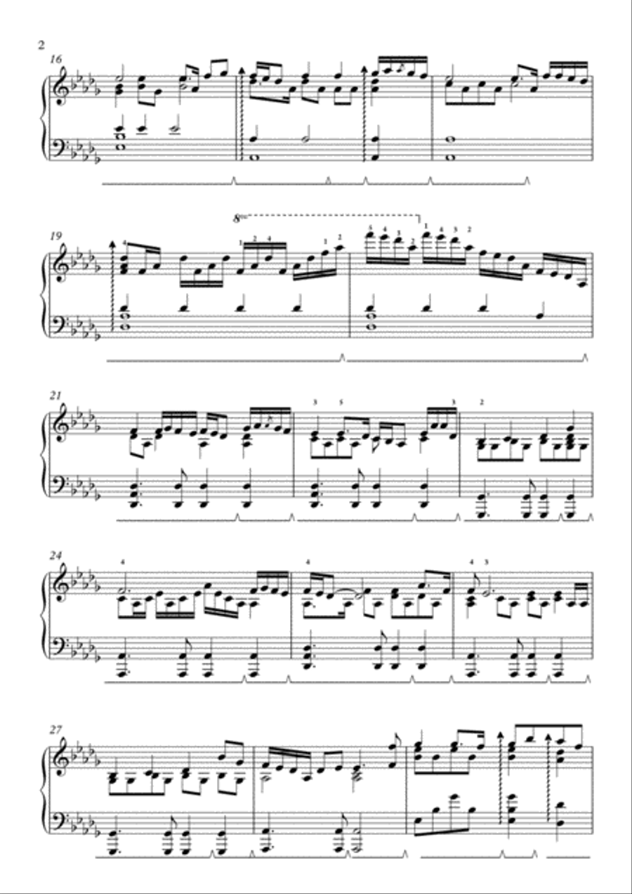 (Everything I Do) I Do It For You Voice scores gallery preview page 2