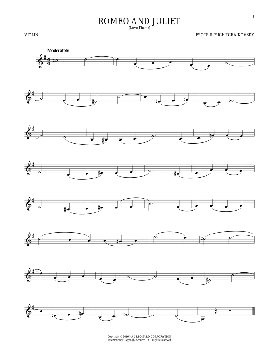 Romeo And Juliet (Love Theme)