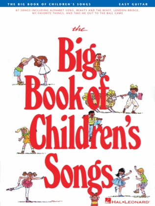 Book cover for The Big Book Of Children's Songs - Easy Guitar
