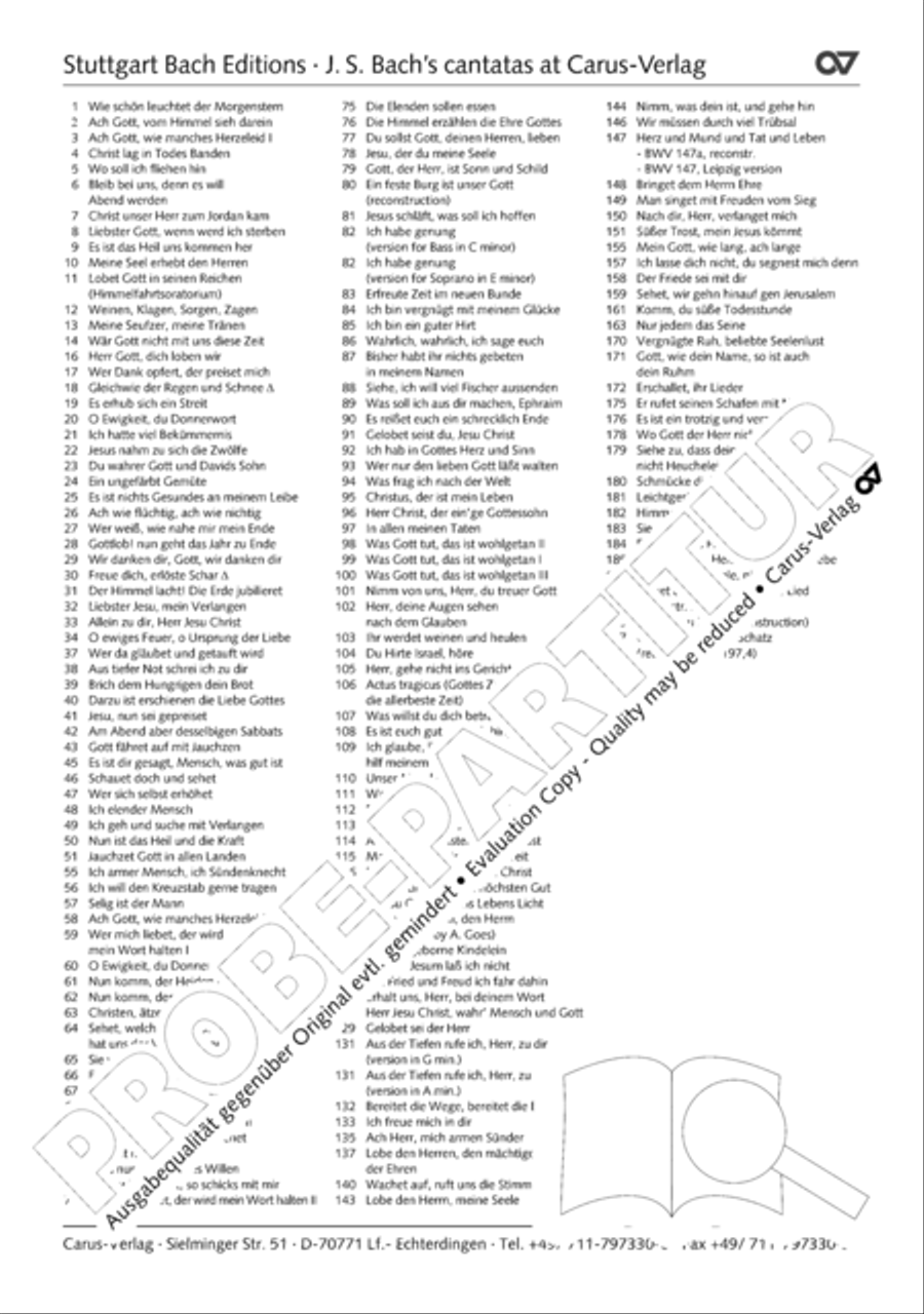 God, as thy name is, so is thy praise (Gott, wie dein Name, so ist auch dein Ruhm) 4-Part scores gallery preview page 29