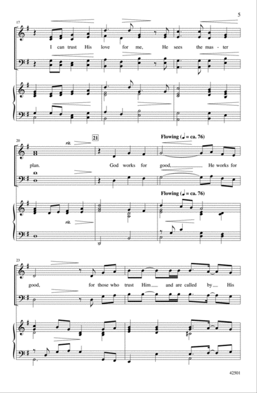 God Works for Good God Works for Good Choir scores gallery preview page 3