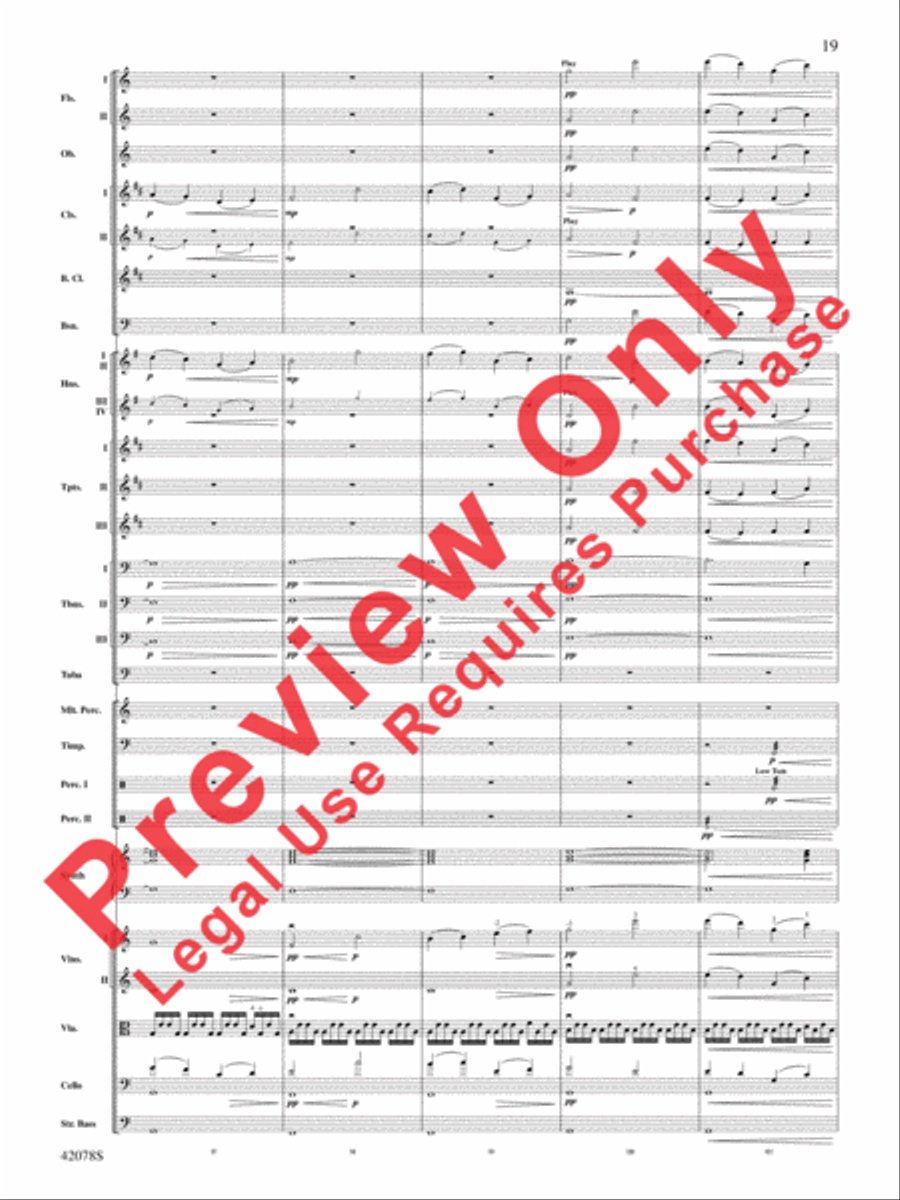Man of Steel, Selections from Full Orchestra scores gallery preview page 20