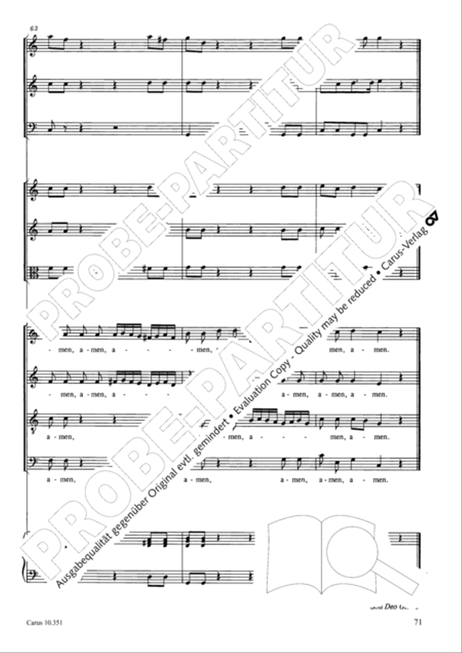 Magnificat Magnificat 4-Part scores gallery preview page 72
