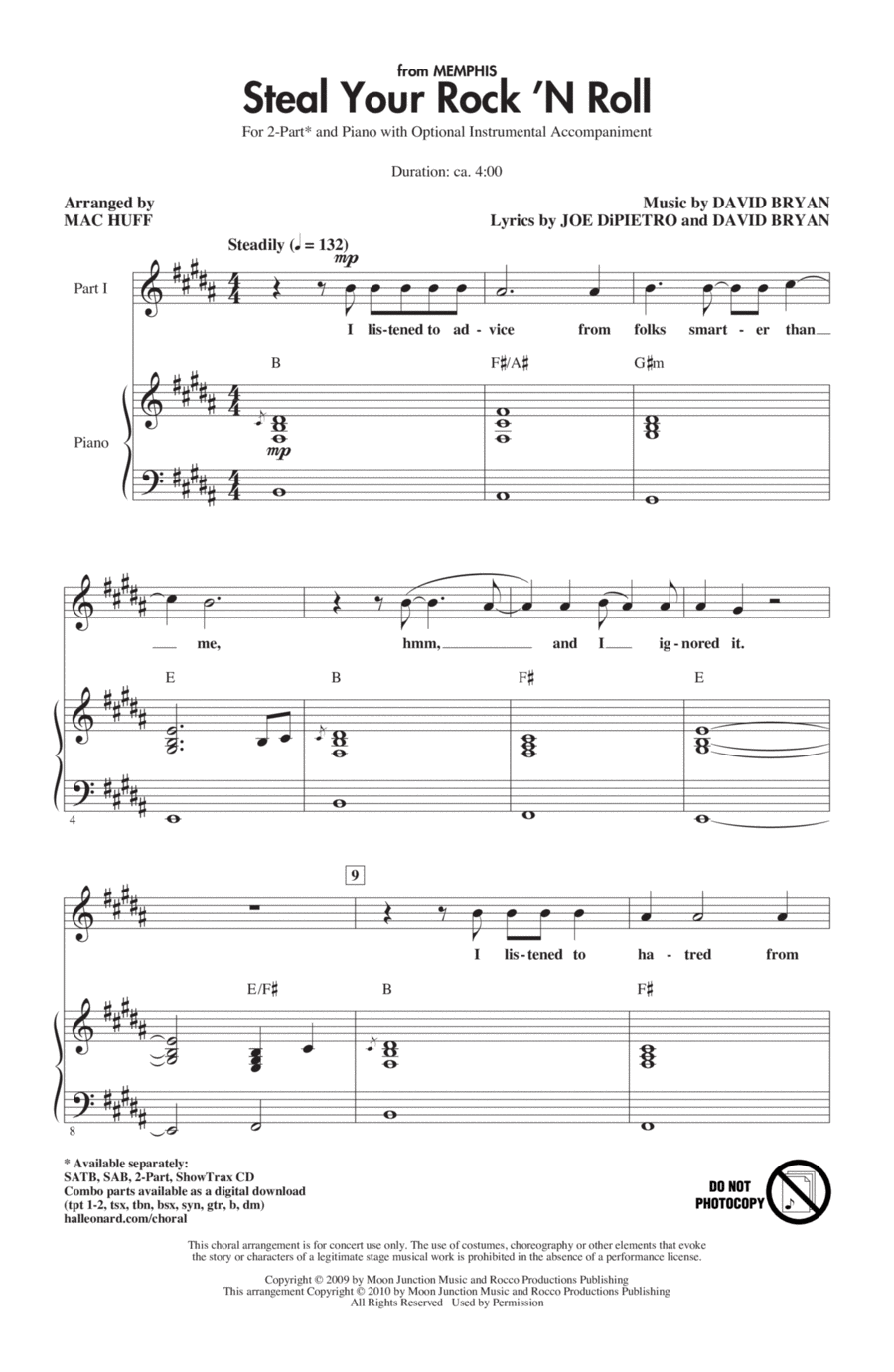 Steal Your Rock 'N Roll 2-Part scores gallery preview page 1