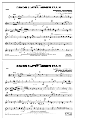 Music from Demon Slayer: Mugen Train - F Horn