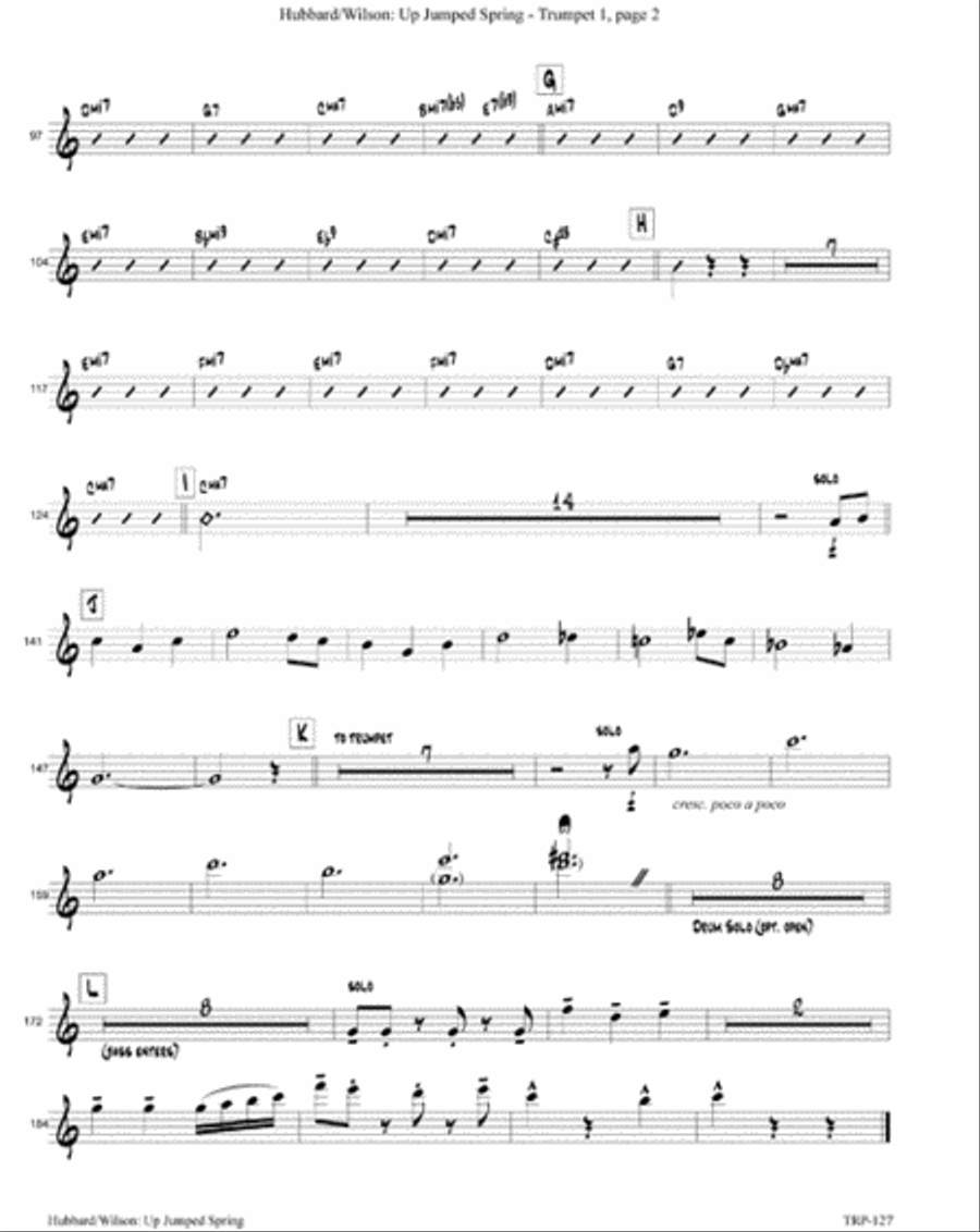 Up Jumped Spriing Up Jumped Spriing Small Ensemble scores gallery preview page 7