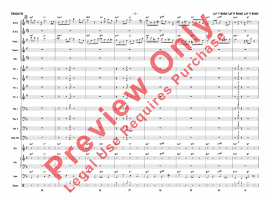 Let It Snow! Let It Snow! Let It Snow! Jazz Ensemble scores gallery preview page 8