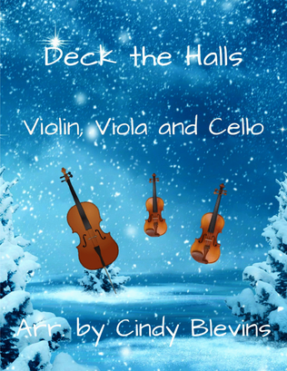 Deck the Halls, for Violin, Viola and Cello