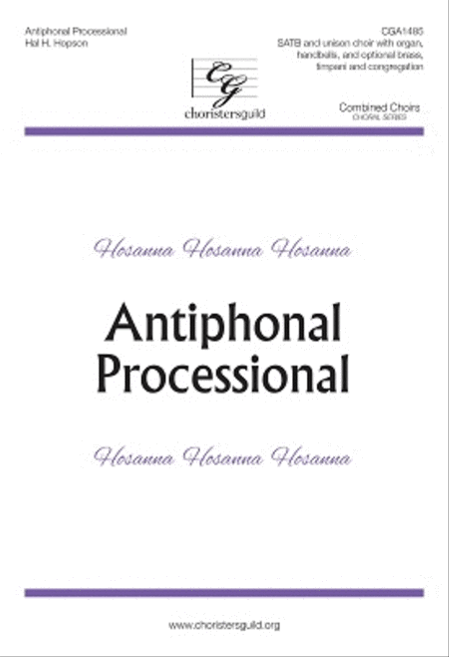 Antiphonal Processional 4-Part scores gallery preview page 1