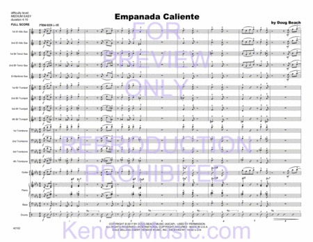 Empanada Caliente (Full Score)