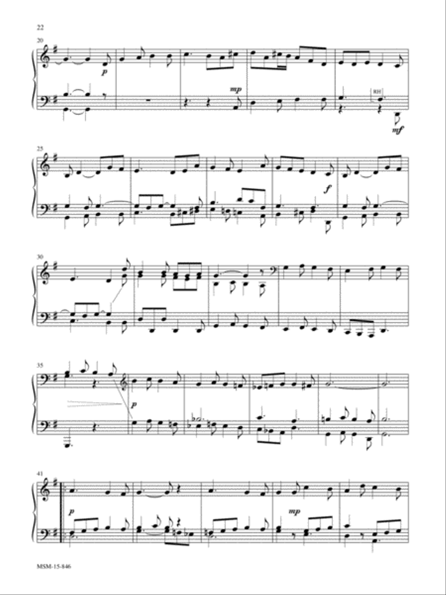 Advent and Christmas Wonder, Set 3 Easy Piano scores gallery preview page 11