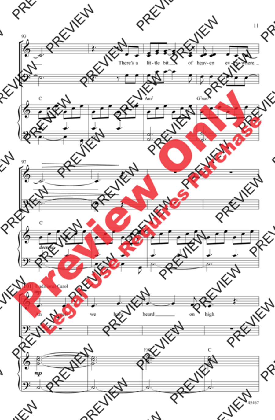 Heaven Everywhere 4-Part scores gallery preview page 23